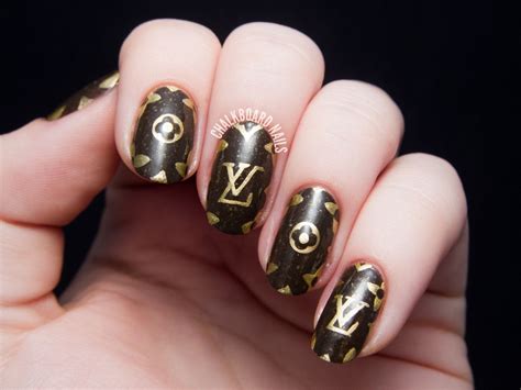 louis vuitton red nail polish|Louis Vuitton nail foil patterns.